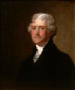 Gilbert Stuart Thomas Jefferson oil on canvas